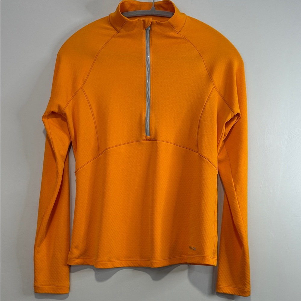 ANNIKA Cutter & Buck Women's Bright Orange Quarter-Zip Long Sleeve - Picture 3 of 9